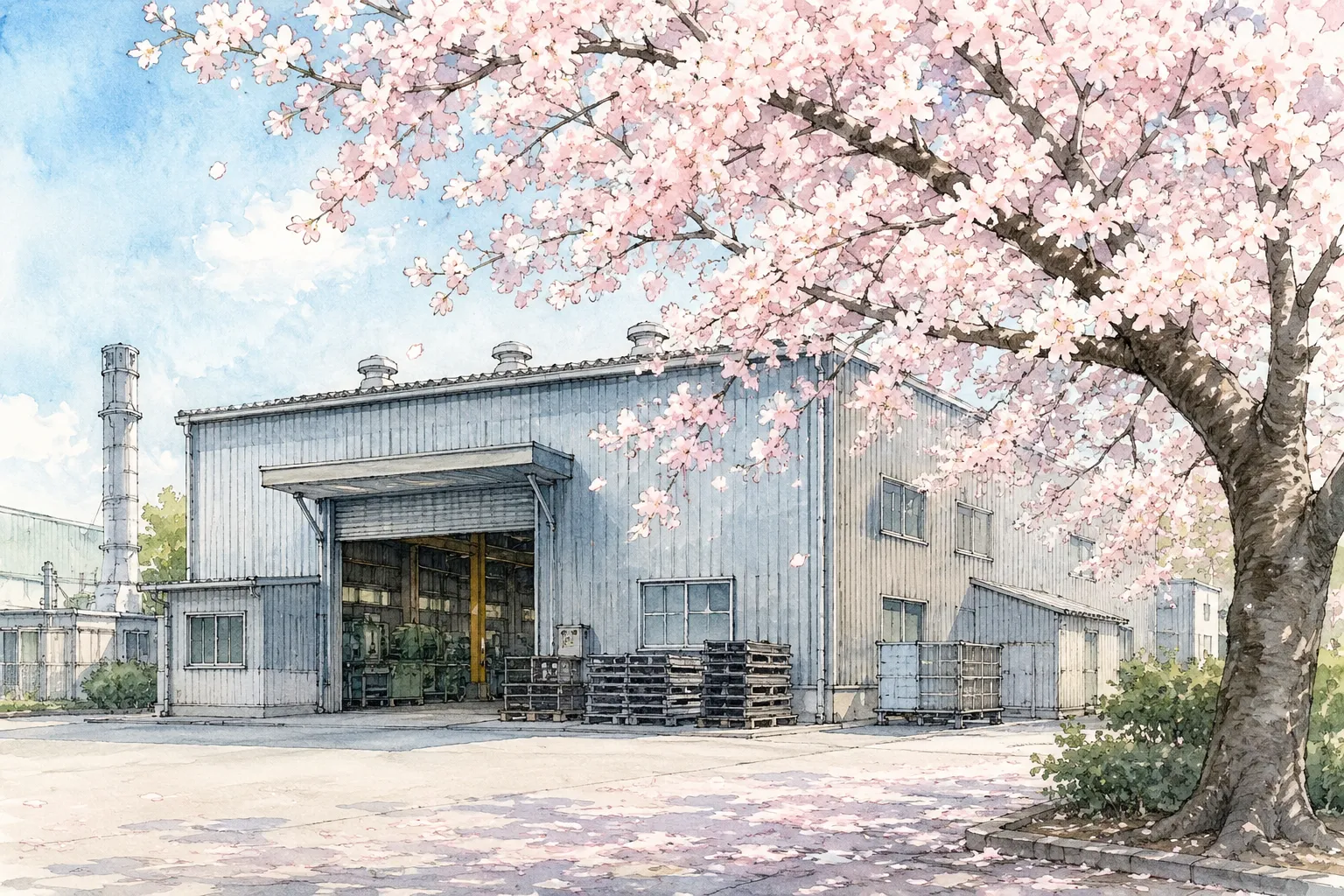 第七話 「工場裏の満開の桜の下で」